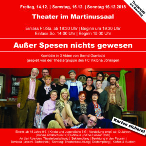 Thaterabende 2018 @ Martinussaal Jöhlingen | Walzbachtal | Baden-Württemberg | Deutschland