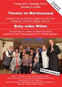 FC-Theaterabende @ Martinussaal Jöhlingen | Walzbachtal | Baden-Württemberg | Deutschland